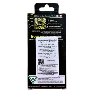 MUHA MEDS “PINEAPPLE PARADISE” 2G DISPOSABLE