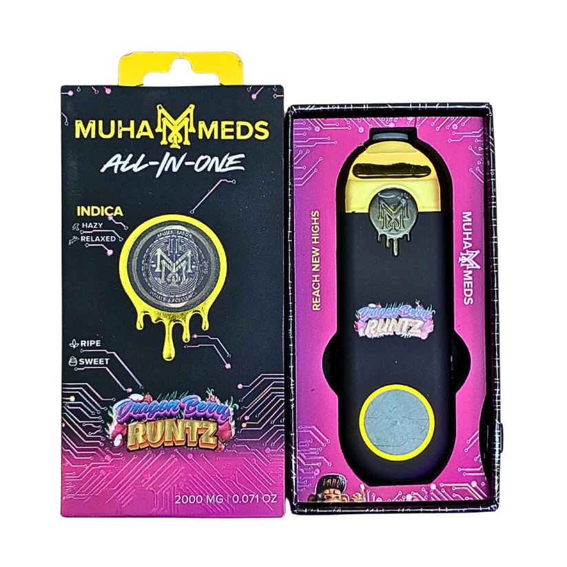 14 MUHA MEDS “DRAGON BERRY RUNTZ” 2G DISPOSABLE