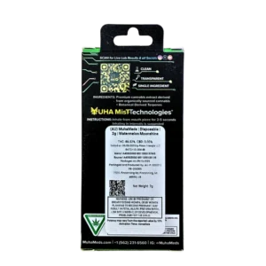 MUHA MEDS “WATERMELON MOONSHINE” 2G DISPOSABLE